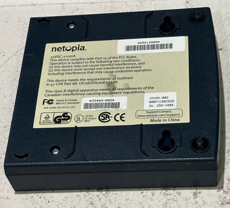 Netopia 3346N-002 4 LAN Port Ethernet Router - Image 2 of 3