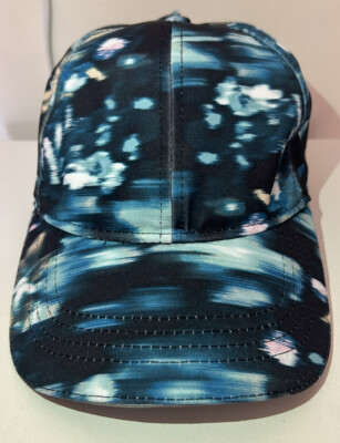Athletic Works Watercolor Cap Hidden Pony Tail Reflective Adjustable Hat Light