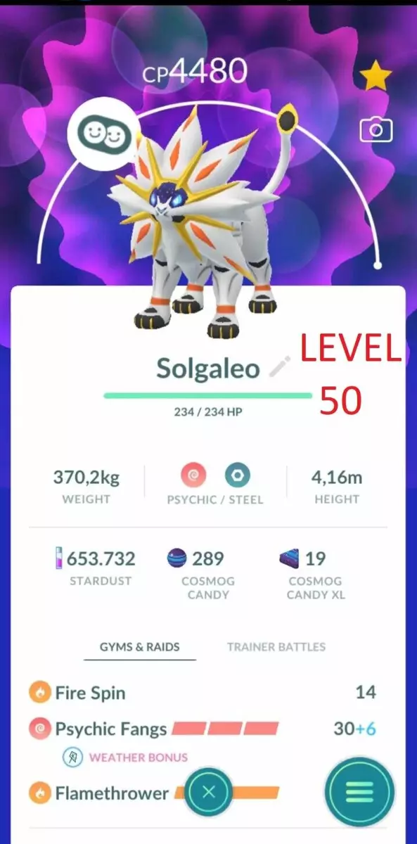 If I want to max out Solgaleo… : r/pokemongo