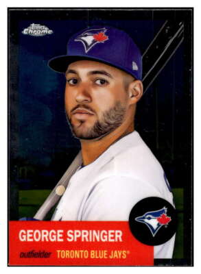GEORGE SPRINGER 2022 Topps Chrome Platinum Anniversary #36 Blue