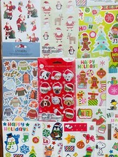 10 Pack  Christmas Gift Sticker XMAS Lot