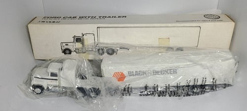 Ertal Black & Decker Ford Cab With Trailer 1/64 Scale Die-Cast Metal Replica Toy - Picture 2 of 12