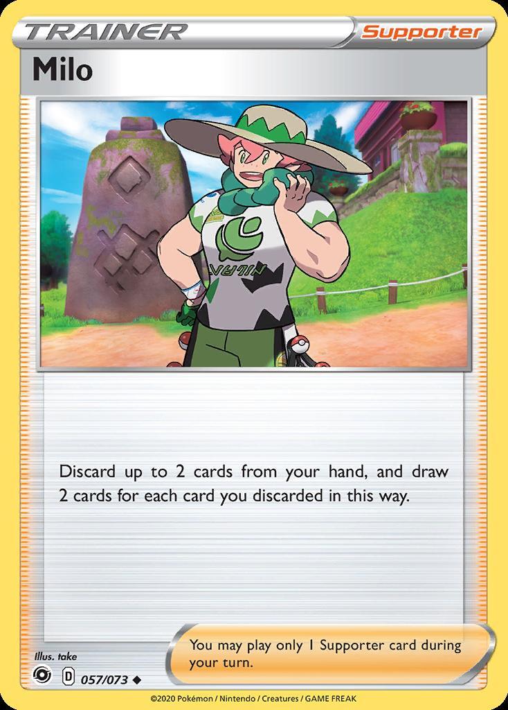 Pokemon Milo (57/80) Champion's Path NM