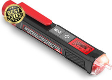 Voltage Tester Non-Contact AC 12V-1000V w/ LCD Display Buzzer &Breakpoint Finder
