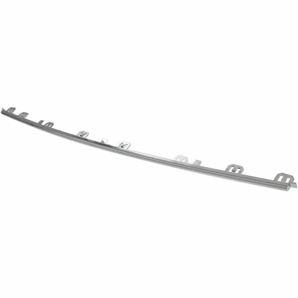 New Front Bumper Lower Grille + Chrome Molding Trim Fits 2014-2017 Honda Odyssey - Image 4 of 4