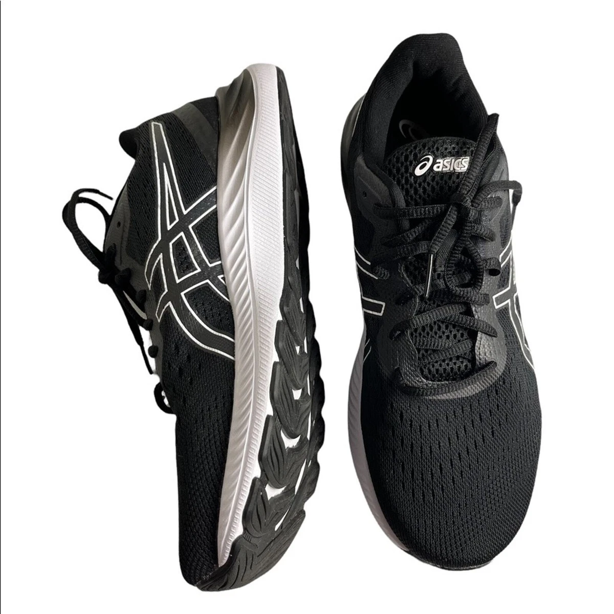 Asics Gel-Excite 8 Men\'s Running Shoes Black‎ Silver Size US 12.5 Asics Men main image 2
