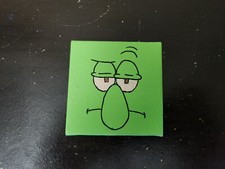 Handpainted Canvas Panel Magnet Squidward  FAST SHIPPING  