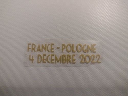 Patch Thermocollant FFF Collector Coupe Du Monde 2022 - Équipe De