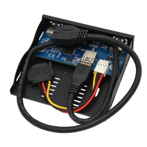 USB 3.2 Front Panel Hub USB3.2 TYPE C Floppy Drive Bay Panel 6 Ports Fit - Picture 6 of 22