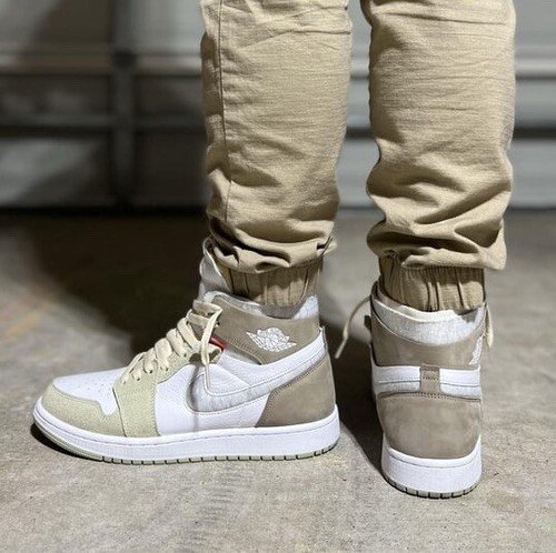 Air Jordan 1 High Zoom Air CMFT "Olive Aura" - Men's Size 9.5 / Women’s Size 11 - Picture 8 of 17