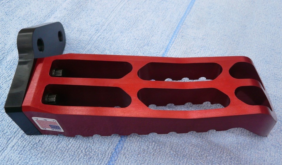 HONDA TRX 250R TRX250R BDT RACING BILLET FOOT PEG SET CLEAT DESIGN 1986