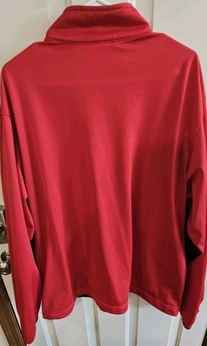 Unique Vintage Augusta Sportwear XL RED Husker Helicopters Jacket Embroid (29) - Picture 4 of 5