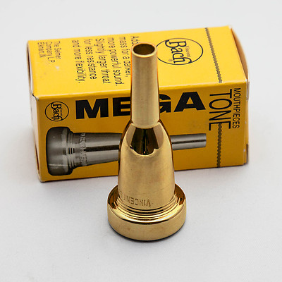 Genuine Bach 24k Gold Megatone Cornet Mouthpiece 3c Ships Fast for