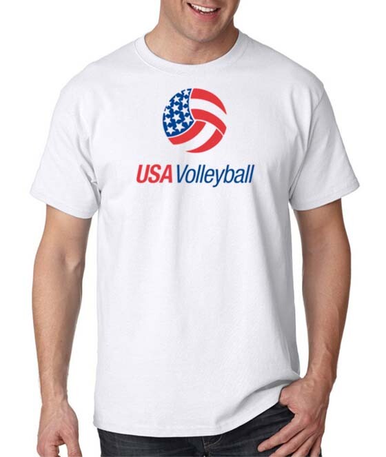 USA Volleyball team game tshirt V See Box USA
