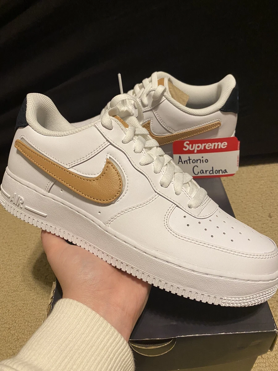 NEW Nike Air Force 1 Low ‘07 LV8 Men 8.5 'Removable Swoosh Pack'  (CT2253–100)