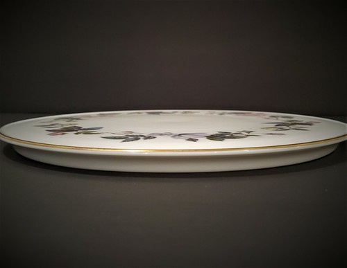 JUNE GARLAND~by Royal Worcester~11” ROUND CAKE PLATE~Vintage~EUC - 第 5/6 張圖片
