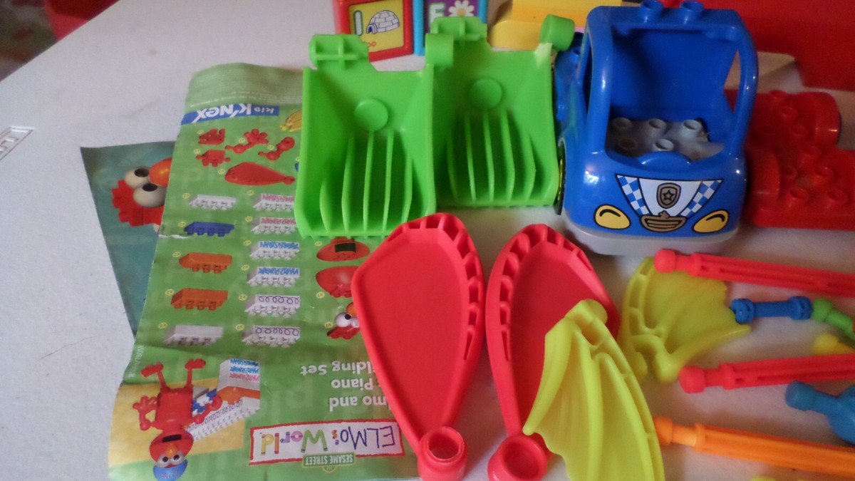 LEGO ~ Kid K'NEX ~ Duplo ~ Elmo & Cookie Monster ~ Truck ~ Bricks