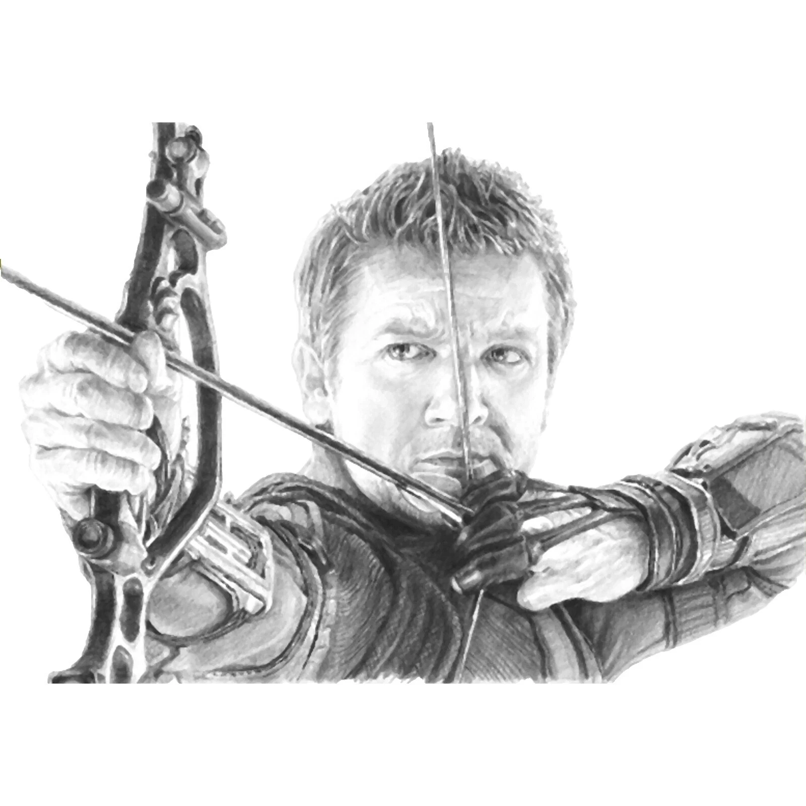 Lápiz dibujos de arte de hombre