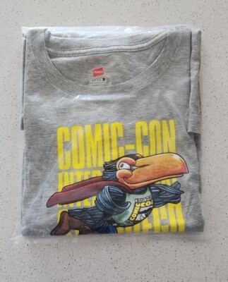 Comic Con San Diego Nano T-Shirt Tucan XXL 2XL Gray 2017 New READ Graphitti 
