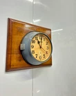 Vintage Marine Ship Refurbished in Lava Grey: Seiko Quartz Wall Clock