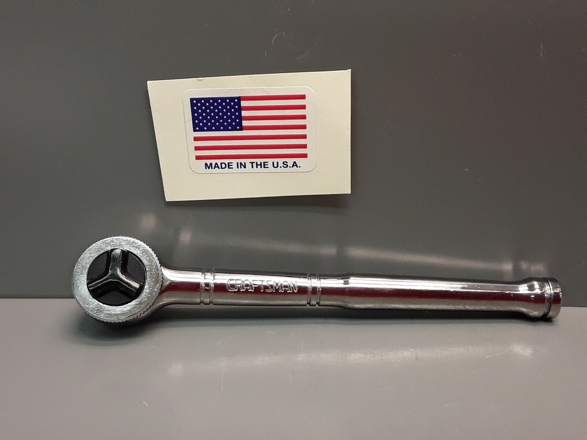 CRAFTSMAN 9 43795 Thumb Wheel 1/4 Drive RATCHET WRENCH Polished