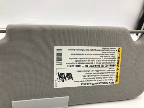 2016-2016 Chevrolet Impala Passenger Sun Visor Gray OEM D04B68006 - Picture 10 of 10
