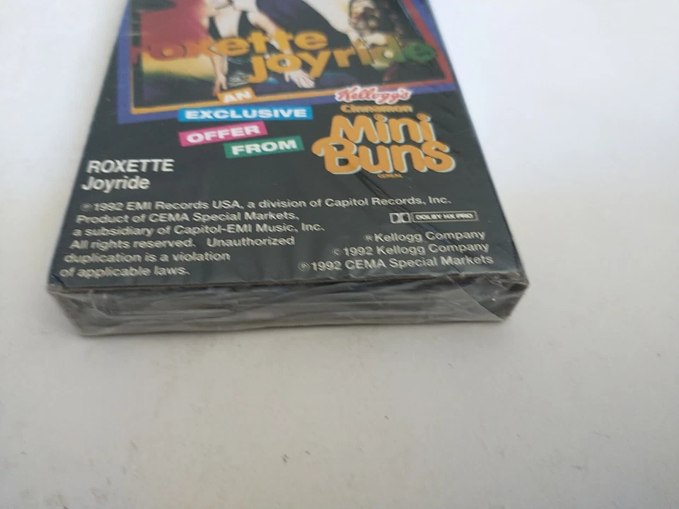 Roxette Joyride Crowded House Tall Trees Cassette Single Kellogs Cinnamon Buns - Image 4 of 4
