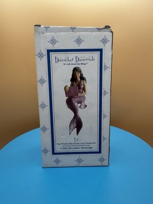 December Diamond Laptop Liz Mermaid Ornament Retired NIB