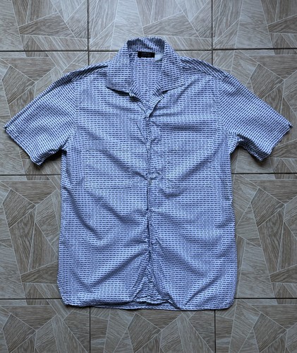 Versace Classic V2, Versace Classic V2 Vintage Shirt Men’s M Made in Italy 100% Cotton Short Sleeve