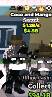 Steal a Brainrot Secret Phantom Coco and Mango 1.2B/s Brainrot Rare Traits!