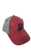 Bridgestone 2017 USA Collection Golf Cap RED, Adjustable Hat NEW