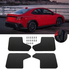 For Sabaru Wrx 4pcs Wide Rally Mud Flaps Splash Guards Black Mudguards For Sabaru Wrx 4pcs Wide Rally Mud Flaps Splash Guards Black Mudguards