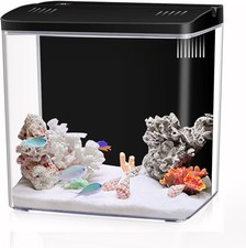 PORTABLE BACK FILTER LED FISH TANK POWERFUL FILTRATION SYSTEM USB CHARGING UK