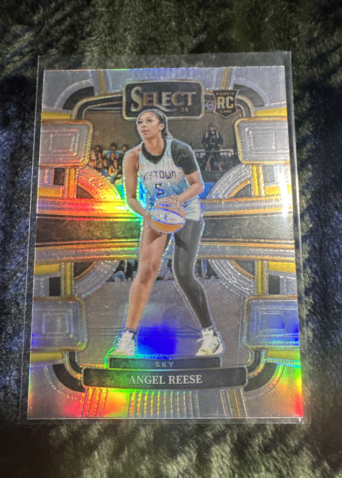 2024 Panini Select WNBA - Concourse Angel Reese #5 Silver Prizm (RC)