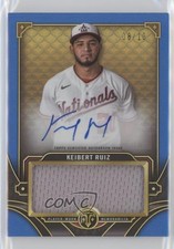 2022 Triple Threads Single Jumbo Relics Sapphire 8/10 Keibert Ruiz Auto 2d9