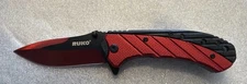 Ruko Red & Black 193RDCS 3CR Lock Blade Pocket Knife