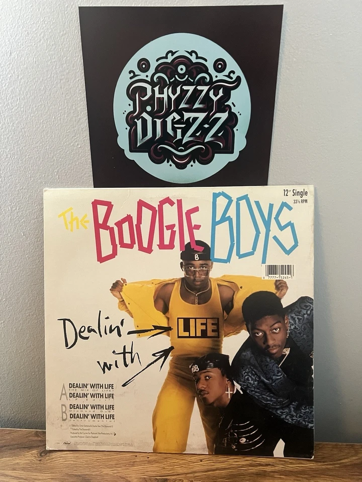 1986 - BOOGIE BOYS - DEALIN' WITH LIFE - CAPITOL RECORDS Vintage - Image 2 of 2
