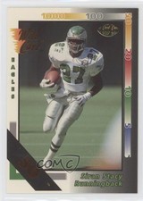 1992 Wild Card 50 Stripe Siran Stacy #355 Rookie RC 0h1. rookie card picture