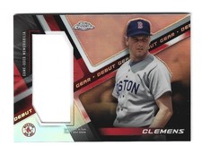 2019 Topps Chrome Roger Clemens Debut Gear Relic