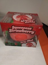Sunny Days Jumbo Squeezy Strawberry Squishy Toy Stress Relief Sensory Fun