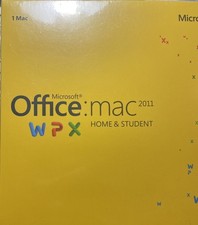 Microsoft Office MAC 2011 Home and Student Brand New Sealed