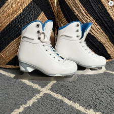 Jackson Ultima Girls' SoftSkate Recreational Ice Skates Blue Size 4