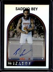 2025-26 Topps Hoops Saddiq Bey 1989 Signatures Auto Autograph #89S-SB Wizards