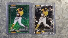 2026 Topps Carlos Cortes Oakland Athletics MLB Rookie 75 249 2 Card Lot