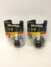 2 NEW Master Lock M40XKAD Keyed Padlock Secur...