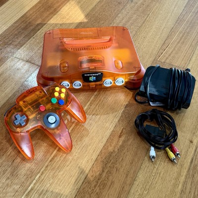 Nintendo 64 N64 Console Fire Orange Funtastic Edition - PAL Rare