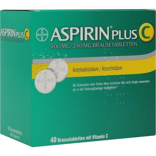 ASPIRIN plus C Brausetabletten 40 St. PZN 03464237