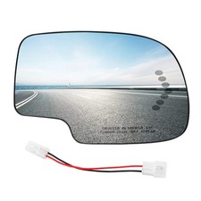 Glass Replacement for 2003-2006 Chevy Silverado GMC Passenger Side Mirror