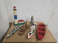 Matchbox Sea Kings England 1976 K301 Spoontique Lighthouse Boat Ship Lot N1