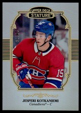 2019-20 Upper Deck Stature Portrait Variant Jesperi Kotkaniemi 25/85 Montreal